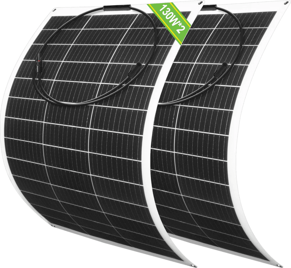 130W 12V Panel Solar Mono Flexible - 100W - 170W Paneles solares - eco - worthy - es
