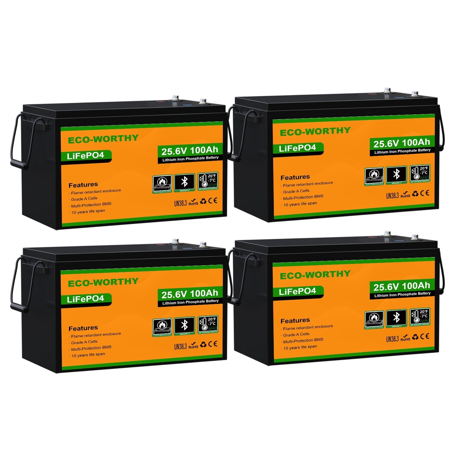 Batería Litio LiFePO4 24V 100Ah - Batería Litio LiFePO4 24V - eco - worthy - es