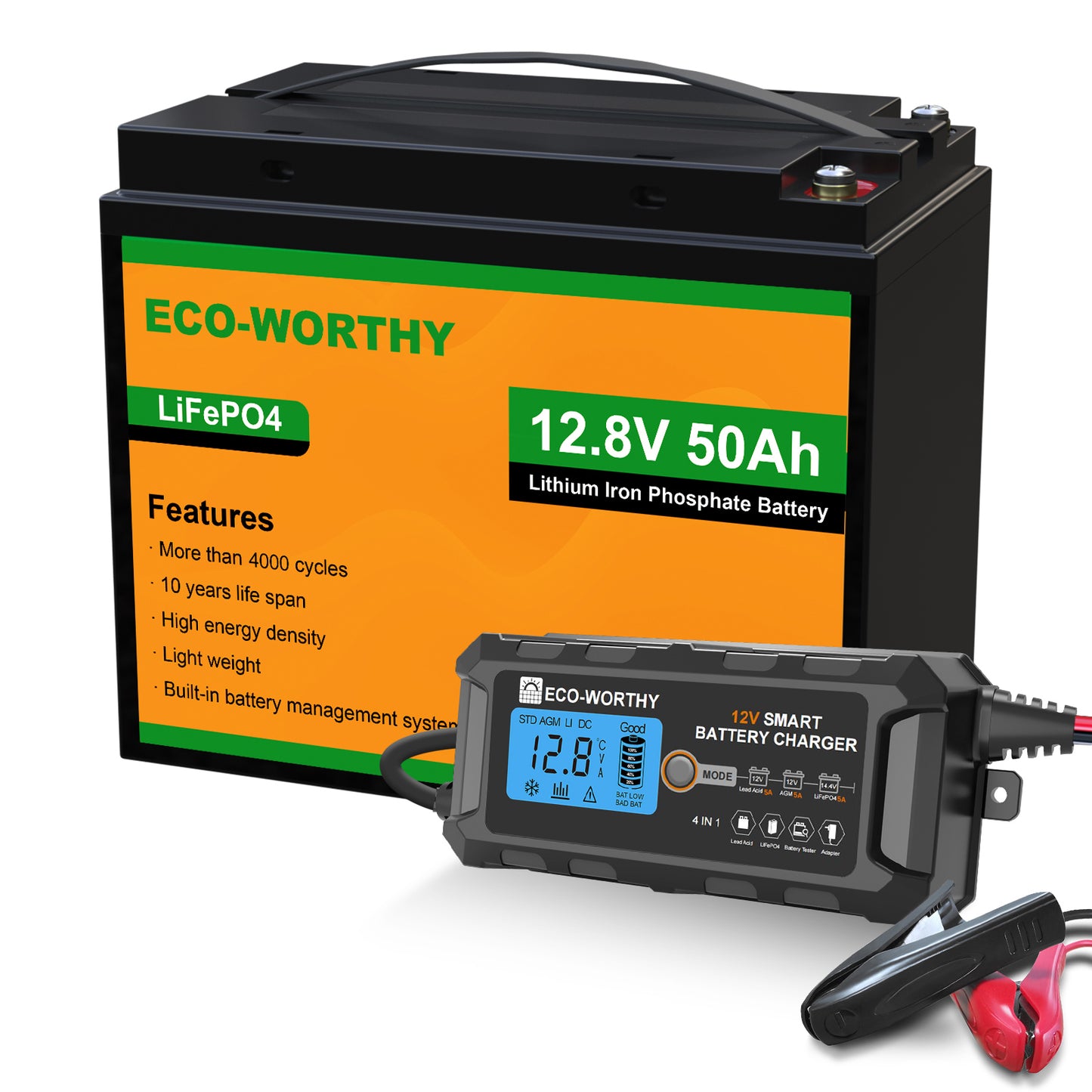 Batería Litio LiFePO4 12V 50Ah