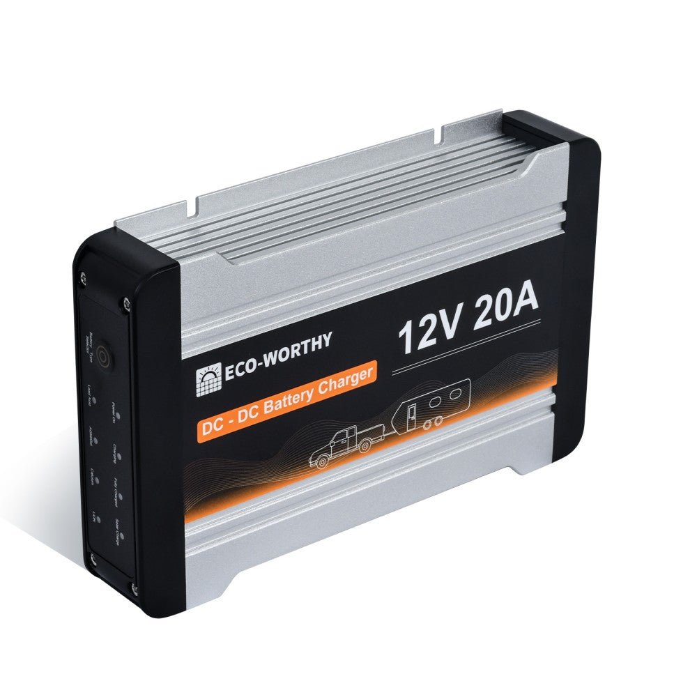 12V 20A & 40A DC a DC Charger MPPT Batería Cargador - Regulador de Carga - eco - worthy - es