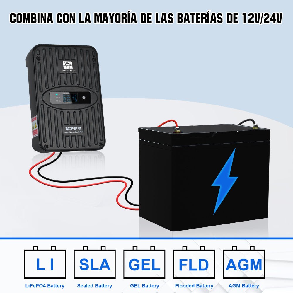 Kit Solar Para Embarcaciones Y Barcos 130W 260W 390W 520W 12V con Placas Flexibles - 100W - 1000W Kit Solar Aislada - eco - worthy - es