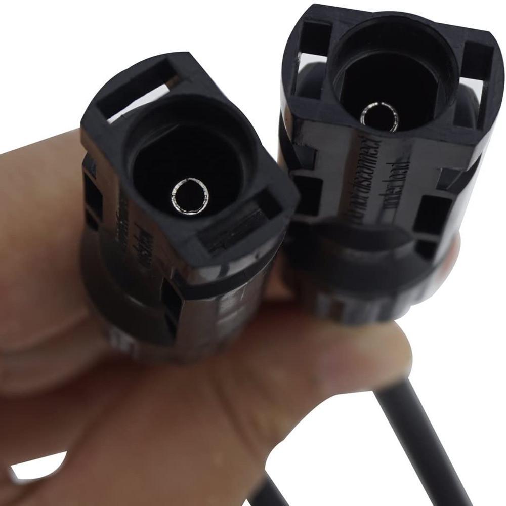 12AWG 1 par Solar MC4 Y Conectores de rama paralela Par MFF y FMM | ECO-WORTHY