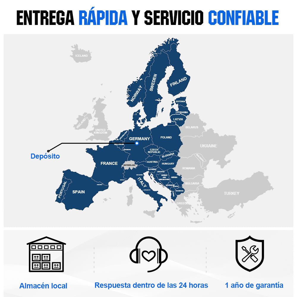 Inversor de Onda Sinusoidal Pura de 1100W de 12V a 230V para Kits Solares Aislada - Inversores Solares - eco - worthy - es