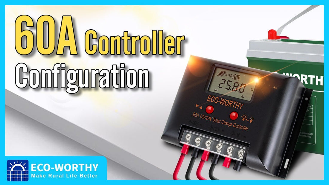 USING INSTRUCTIONS OF Eco-worthy 60A solar controller - eco-worthy-es