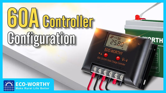 USING INSTRUCTIONS OF Eco-worthy 60A solar controller - eco-worthy-es