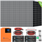 Kit solar MPPT completo para autoconsumo fuera de la red 48V 4680W (24x 195W bifaciales)
