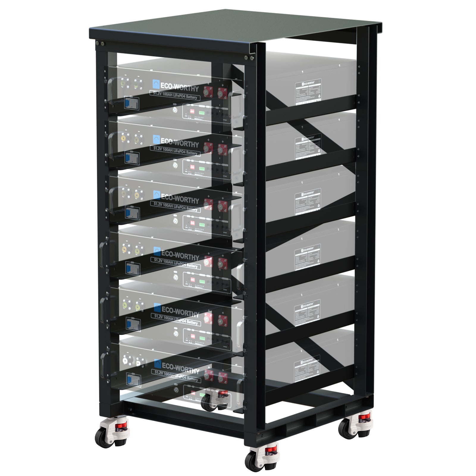 Rack ECO - WORTHY de 6 capas 19 pulgadas para baterías de servidores - Regulador de Carga - eco - worthy - es