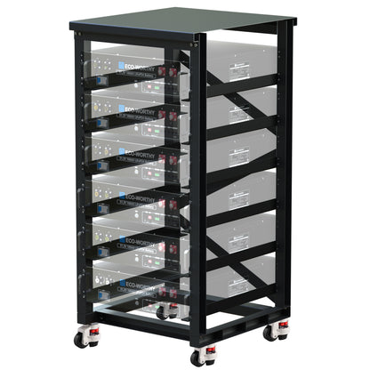 Rack ECO - WORTHY de 6 capas 19 pulgadas para baterías de servidores - Regulador de Carga - eco - worthy - es