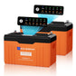 Batería de litio LiFePO4 de 12V y 314Ah con Bluetooth - Batería Litio LiFePO4 12V - eco - worthy - es