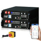 Batería para rack de servidor ECO - WORTHY de 48V(51,2V) 100 Ah LiFePO4, tamaño 3U, con Bluetooth y wifi - Versión 3 - Batería Litio LiFePO4 48V - eco - worthy - es