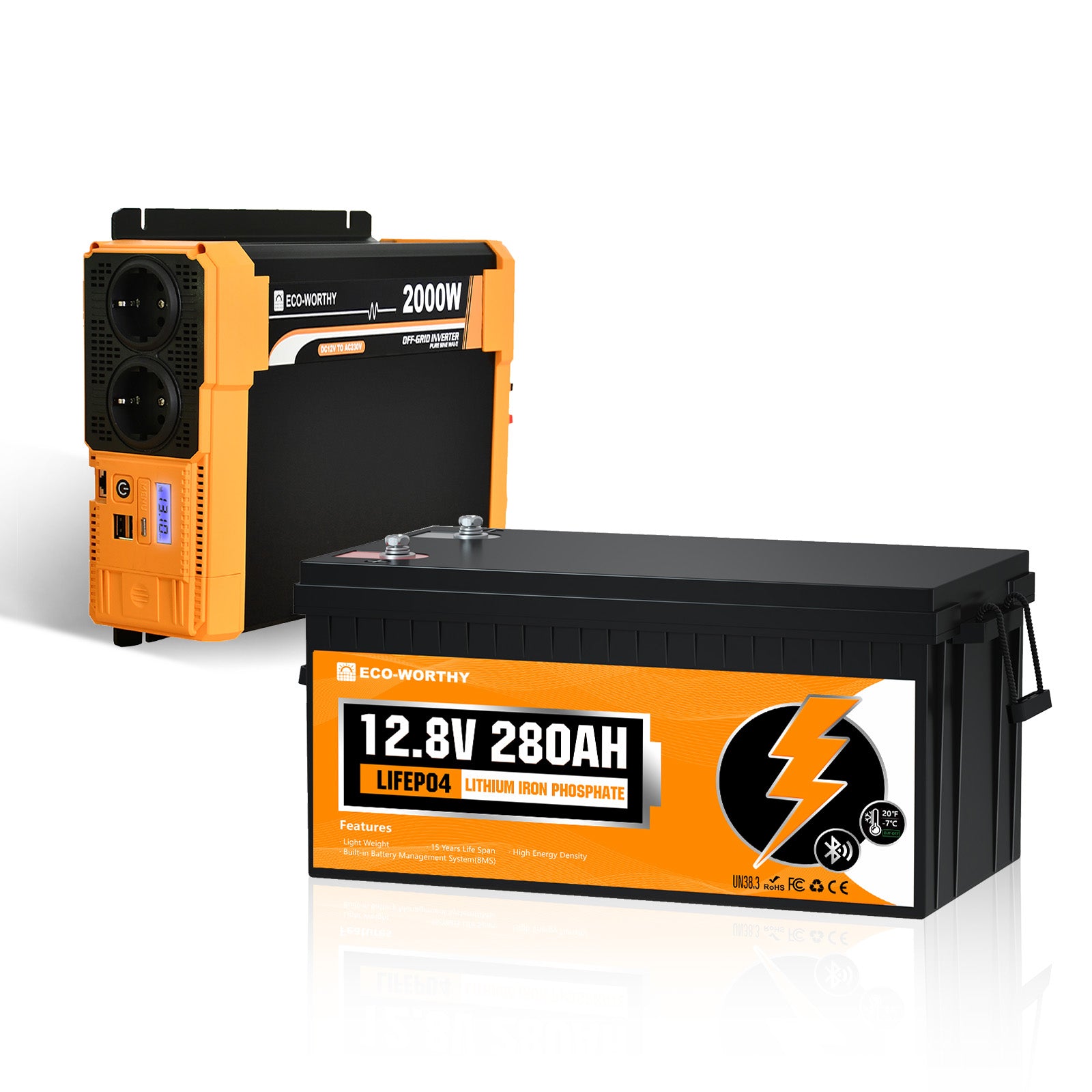 Batería Litio LiFePO4 12V 280Ah Con Bluetooth