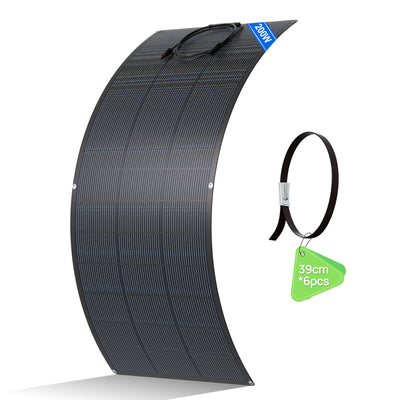 200W 24V Panel Solar Mono Flexible - 100W - 170W Paneles solares - eco - worthy - es