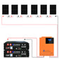 Kit solar MPPT completo para autoconsumo fuera de la red, 48V 2580W(6 x 430W) - 2000W - 5000W Kit Solar Aislada - eco - worthy - es