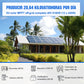 Kit solar MPPT completo para autoconsumo fuera de la red 48V 5160W (12x 430W)
