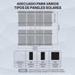 Sistema de seguimiento solar de doble eje ECO-WORTHY (versión extendida, +40% de eficiencia) con controlador de seguimiento