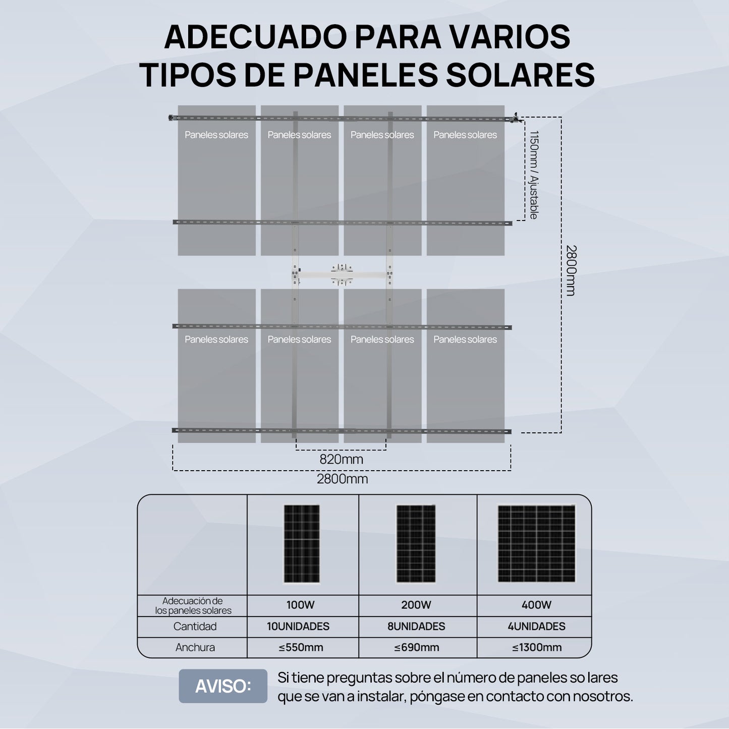 Sistema de seguimiento solar de doble eje ECO-WORTHY (versión extendida, +40% de eficiencia) con controlador de seguimiento