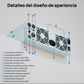 Sistema de respaldo doméstico ECO-WORTHY de 5,12 kWh con LiFePO4 de 48V 100Ah e inversor híbrido de 48V 3000W