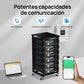 Batería para rack de servidor ECO-WORTHY de 48V(51,2V) 100 Ah LiFePO4, tamaño 3U, con Bluetooth y wifi- Versión 3