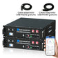 Batería para rack de servidor ECO-WORTHY de 48V(51,2V) 100 Ah LiFePO4, tamaño 3U, con Bluetooth y wifi