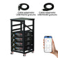Batería para rack de servidor ECO-WORTHY de 48V(51,2V) 100 Ah LiFePO4, tamaño 3U, con Bluetooth y wifi