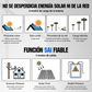 Kit solar MPPT completo para autoconsumo fuera de la red, 48V 2340W(12 x 195W bifaciales)