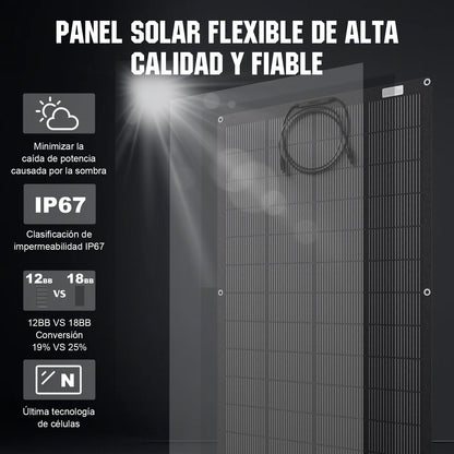 Kit Solar Para Embarcaciones Y Barcos 400W con Placas Flexibles - 100W - 1000W Kit Solar Aislada - eco - worthy - es
