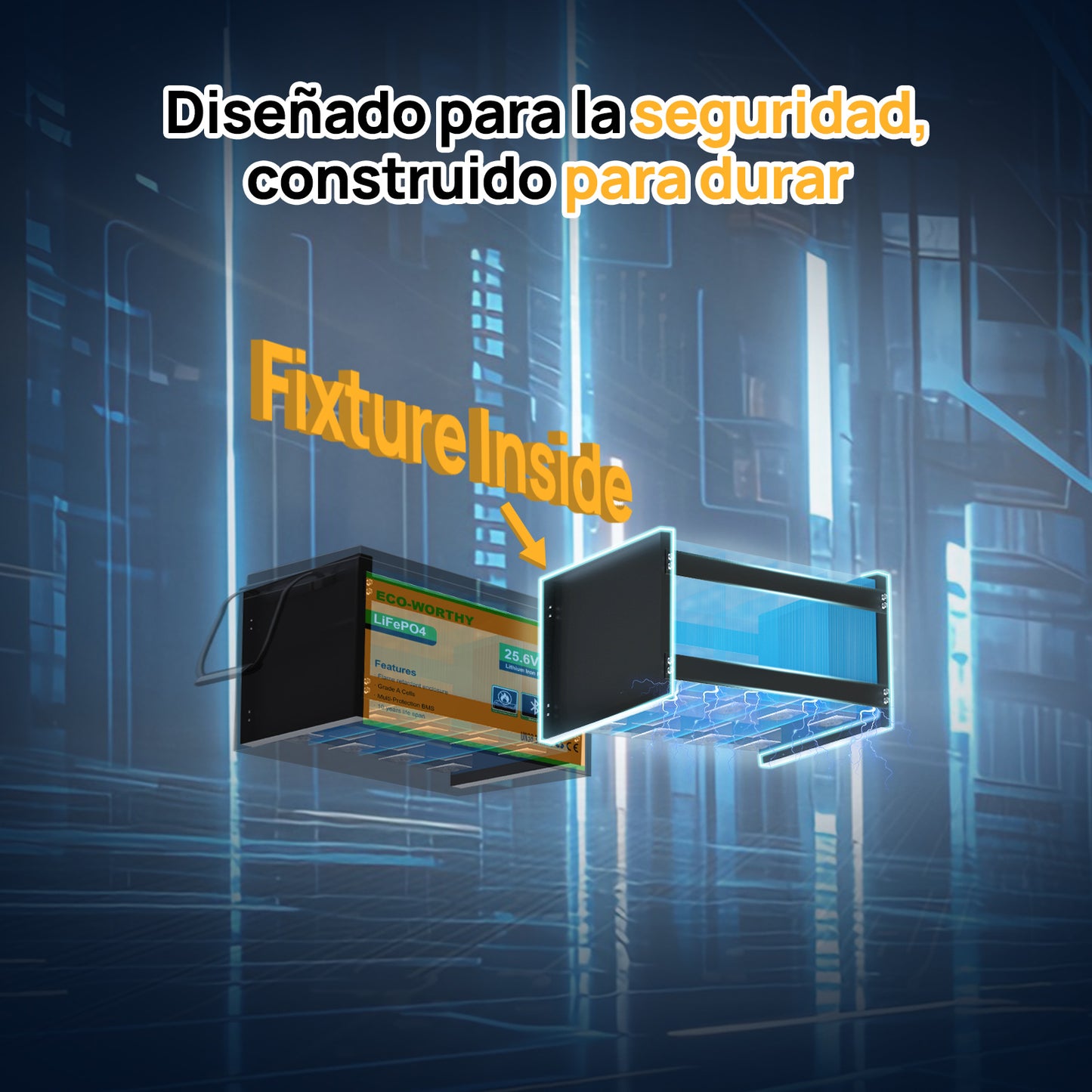 Batería Litio LiFePO4 24V 100Ah