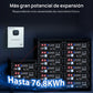 Kit solar MPPT completo para autoconsumo fuera de la red, 48V 1560W(8 x 195W bifaciales) - 1000W - 2000W Kit Solar Aislada - eco - worthy - es