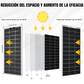 Kit solar MPPT completo para autoconsumo fuera de la red 48V 4680W (24x 195W bifaciales)