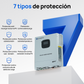 Inversor/cargador solar todo en uno ECO-WORTHY de 48V 3000W | MPPT de 60A, entrada fotovoltaica de 3400W
