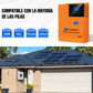 Kit solar MPPT completo para autoconsumo fuera de la red 48V 4680W (24x 195W bifaciales)
