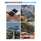 Sistema de seguimiento solar de doble eje ECO-WORTHY (versión extendida, +40% de eficiencia) con controlador de seguimiento