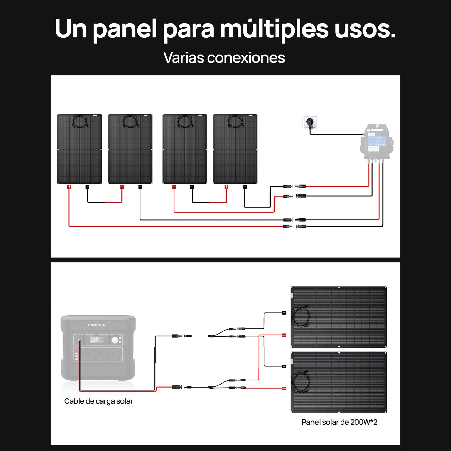 200W 18V Panel Solar Mono Flexible
