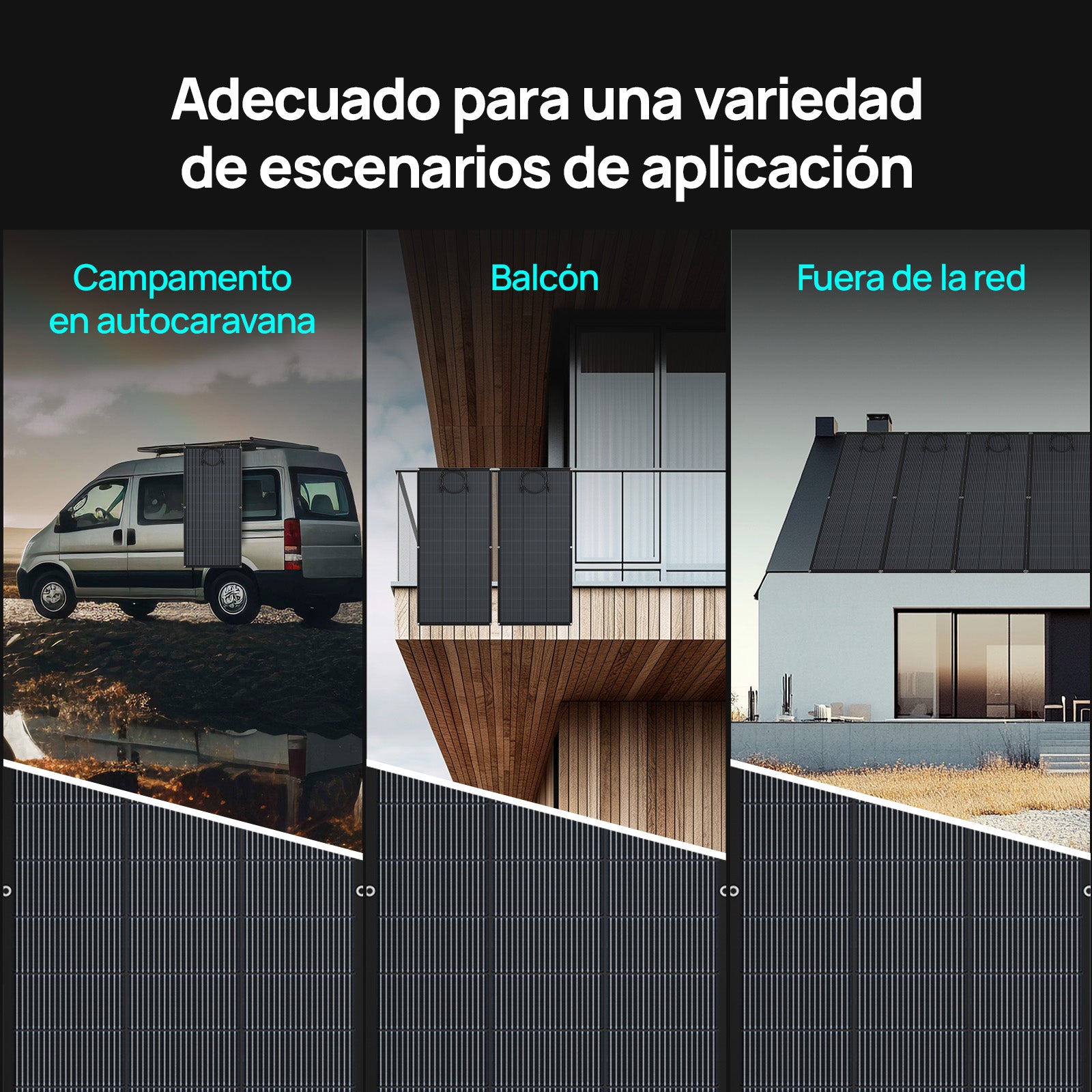 200W 24V Panel Solar Mono Flexible - 100W - 170W Paneles solares - eco - worthy - es