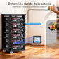 Batería para rack de servidor ECO - WORTHY de 48V(51,2V) 100 Ah LiFePO4, tamaño 3U, con Bluetooth y wifi - Versión 3 - Batería Litio LiFePO4 48V - eco - worthy - es