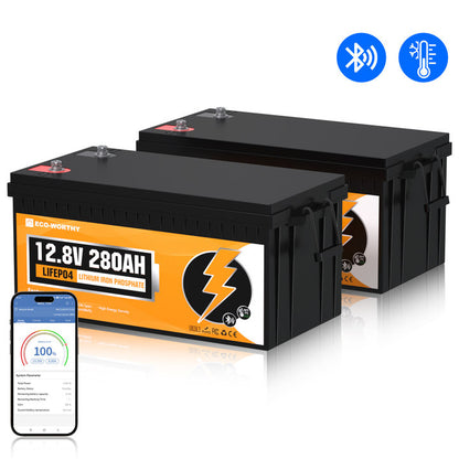 Batería Litio LiFePO4 12V 280Ah Con Bluetooth