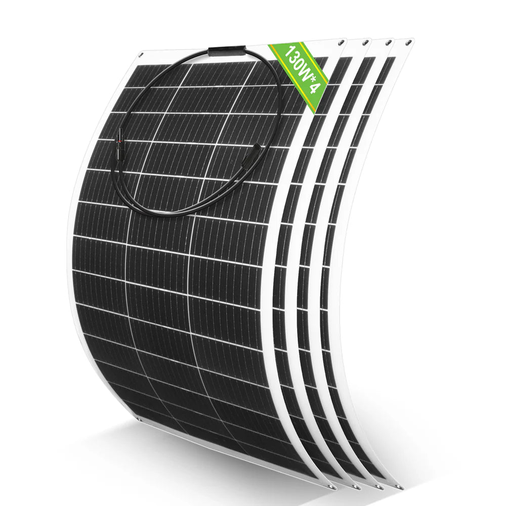 130W 12V Panel Solar Mono Flexible - 100W - 170W Paneles solares - eco - worthy - es