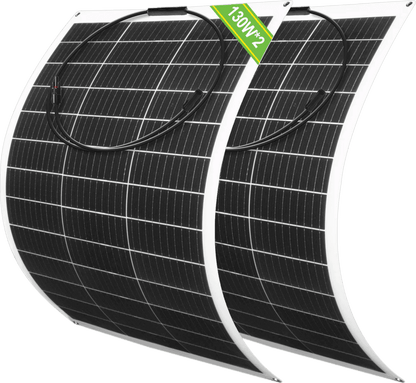 130W 12V Panel Solar Mono Flexible - 100W - 170W Paneles solares - eco - worthy - es