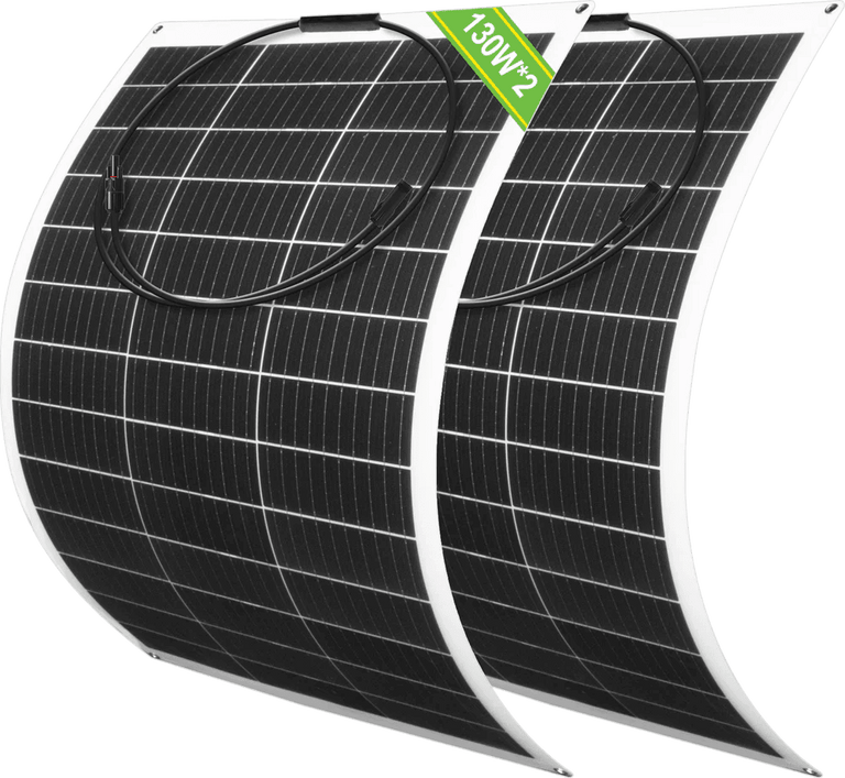 130W 12V Panel Solar Mono Flexible - 100W - 170W Paneles solares - eco - worthy - es