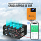 Energía de respaldo para el hogar ECO-WORTHY con LiFePO4 de 48V 100Ah e inversor híbrido de 48V 5000W
