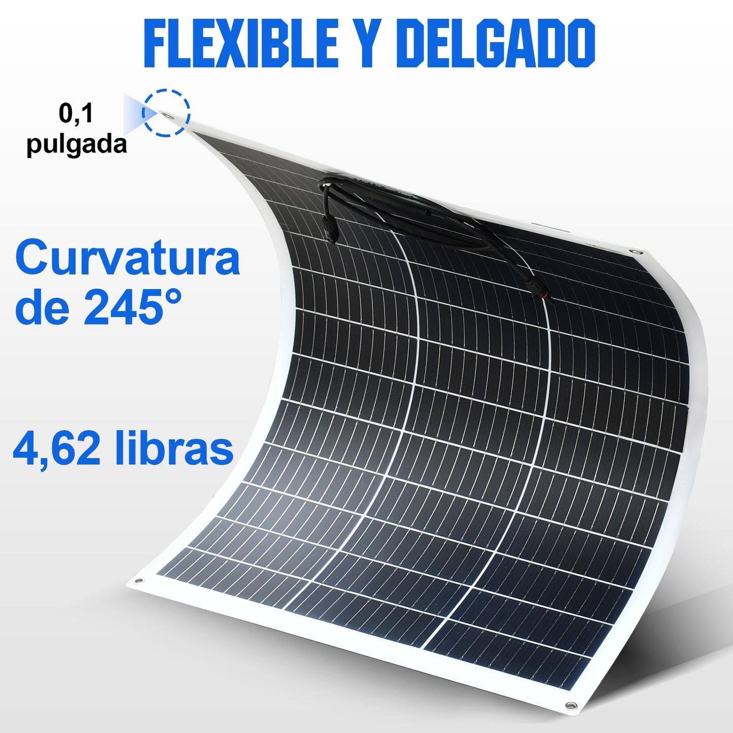 Kit Solar 260W 12V con Placas Flexibles