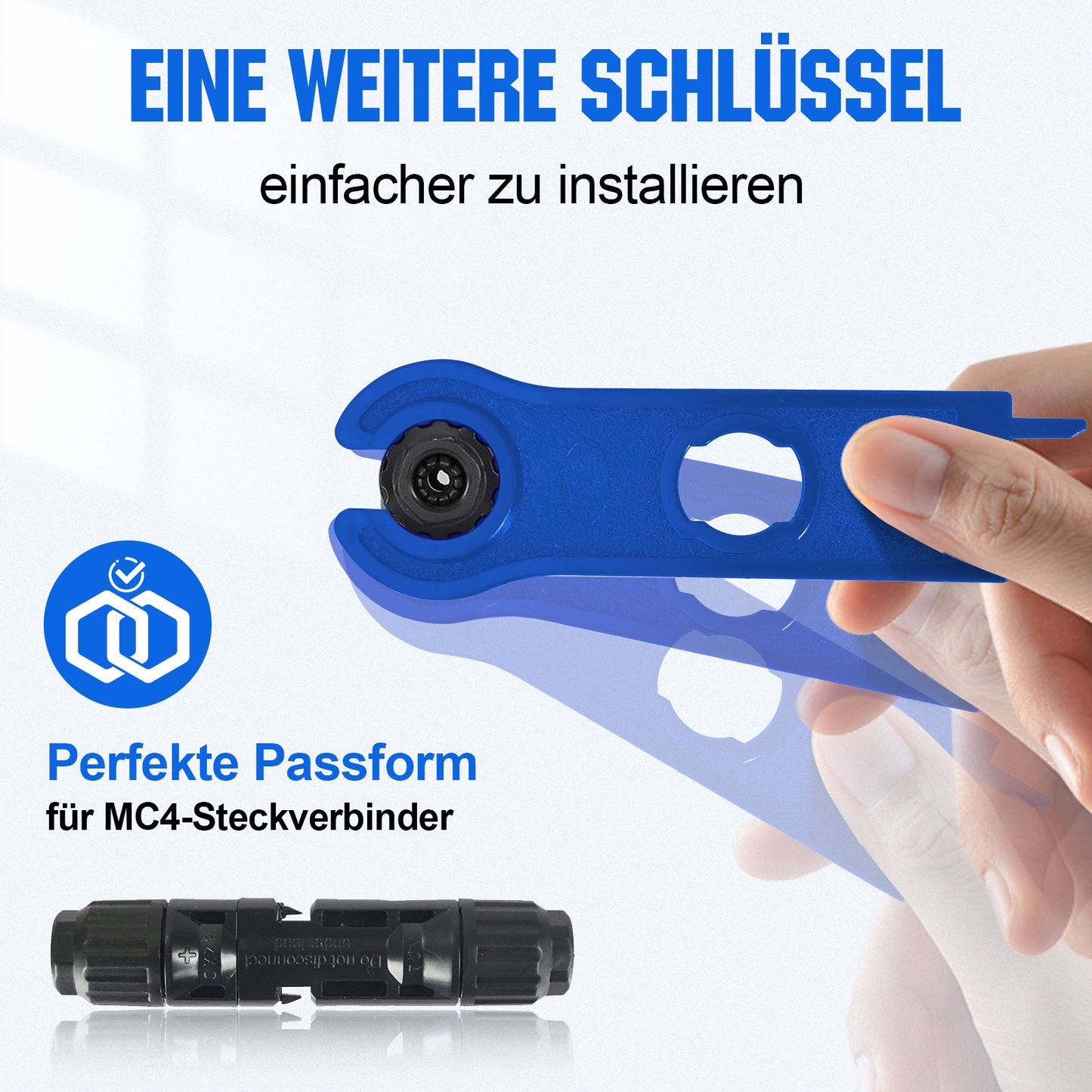 Kit de herramientas para engarzar paneles solares