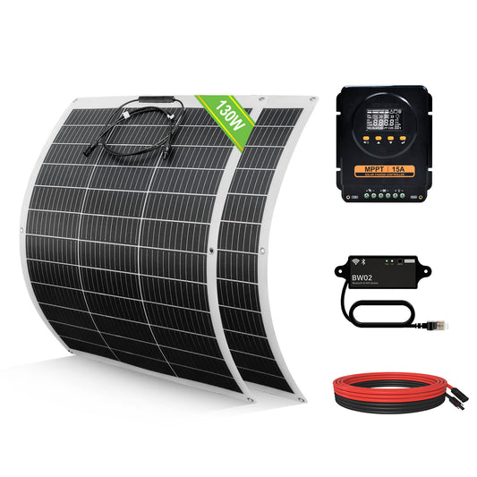 Kit Solar 260W 12V con Placas Flexibles