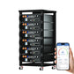 Batería para rack de servidor ECO-WORTHY de 48V(51,2V) 100 Ah LiFePO4, tamaño 3U, con Bluetooth y wifi- Versión 3