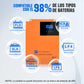 Energía de respaldo para el hogar ECO-WORTHY con LiFePO4 de 48V 100Ah e inversor híbrido de 48V 5000W