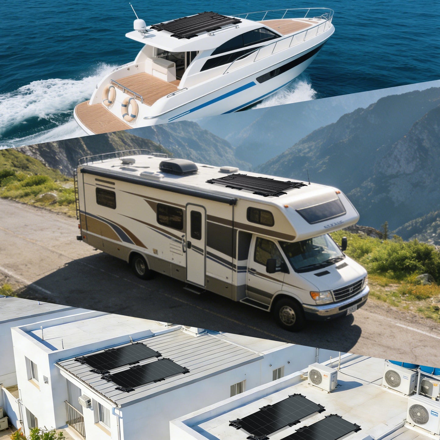 Soportes para paneles solares: incorporan un diseño suspendido y ventilado