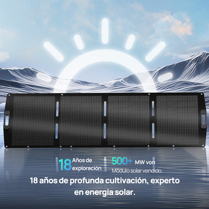 200W 12V Maleta de panel solar plegable - 100W - 170W Paneles solares - eco - worthy - es