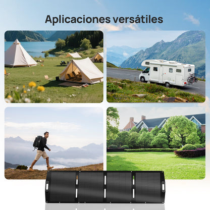 200W 12V Maleta de panel solar plegable - 100W - 170W Paneles solares - eco - worthy - es