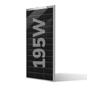 ECO-WORTHY Bifacial 195W 12V Panel Solar Monocristalino
