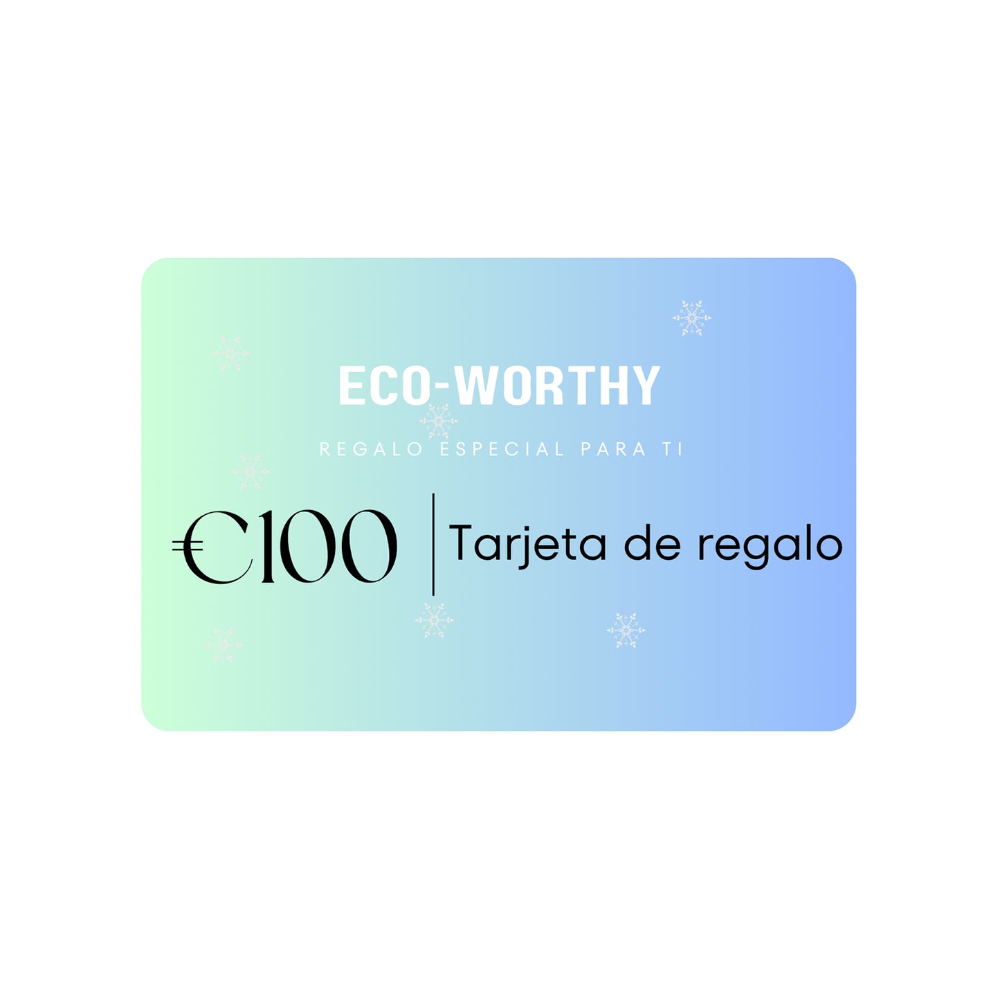 Tarjeta de regalo ECO-WORTHY